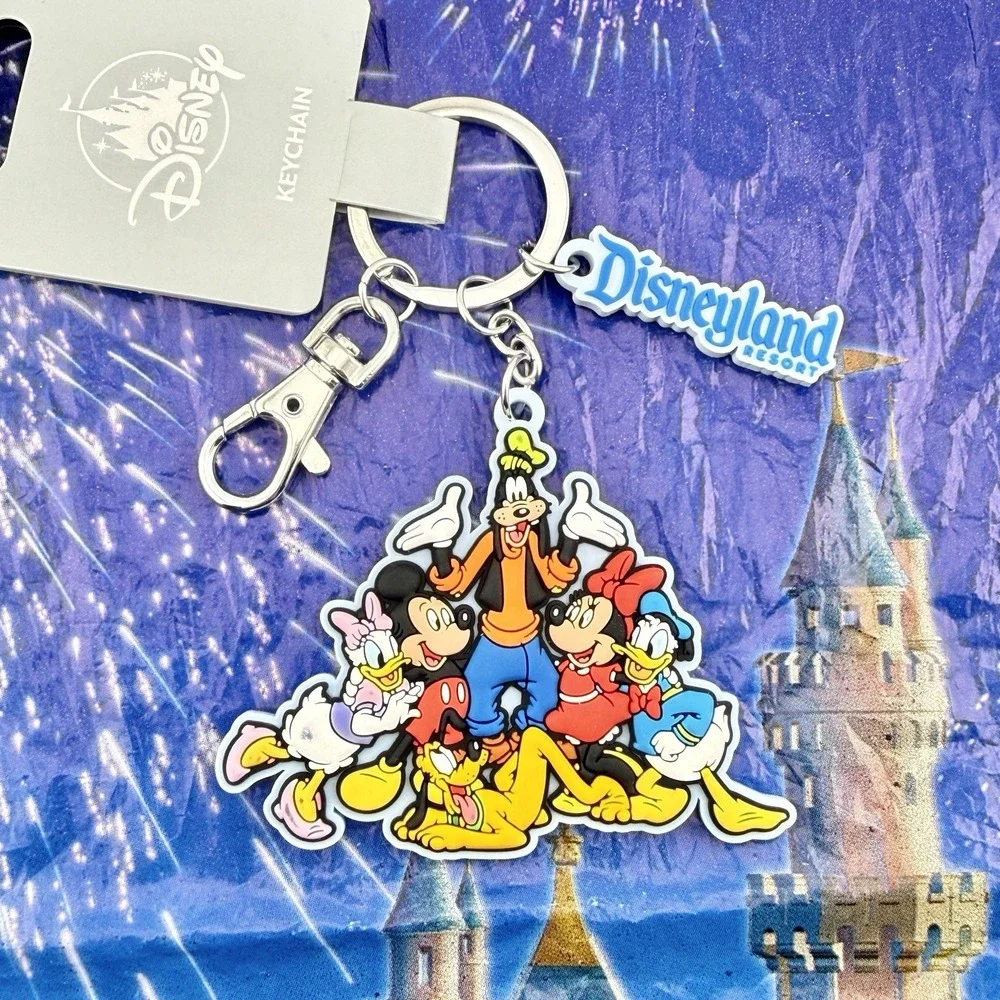 New 2025‎ Disneyland Resort Exclusive Mickey Mouse & Friends Rubber Key Chain E